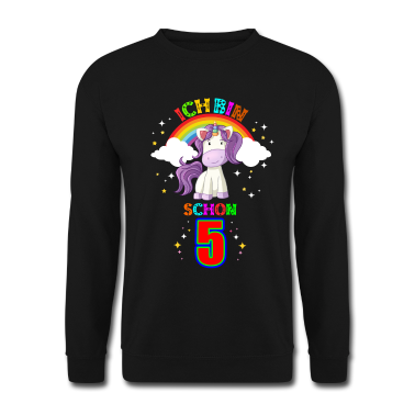 Einhörner Pullover - Bin Schon 5 Junge Mädchen Einhorn 5. Geburtstag