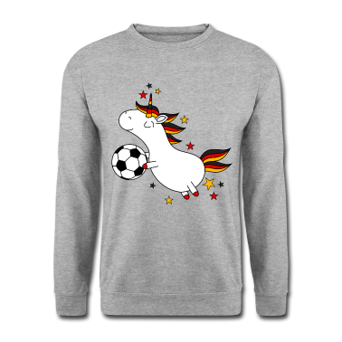 Einhörner Pullover - Deutschland Einhorn Ball Fußball Mädchen lustig