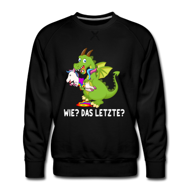 Einhörner Pullover - Wie das letzte? | Einhorn von Drache gefressen