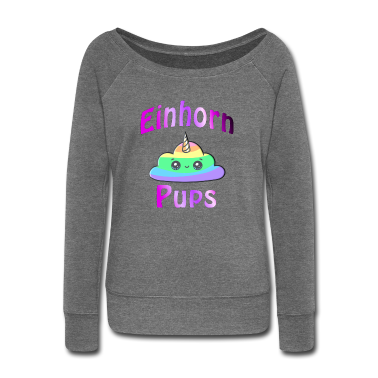 Einhörner Pullover - Einhorn Pups lila