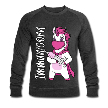 Einhörner Pullover - Geimpft Impfung Einhorn Spritze Maske Immunicorn