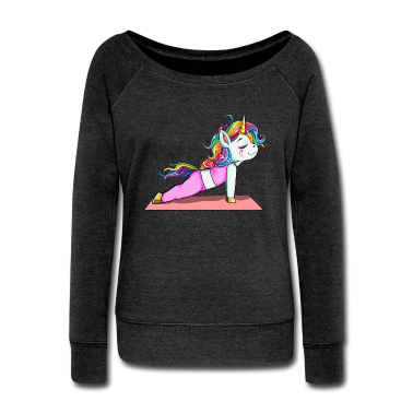 Einhörner Pullover - Einhorn Yoga Fitness Geschenk Sport Stretch Pose