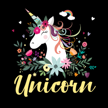 Motiv Unicorn Einhorn und Einhörner