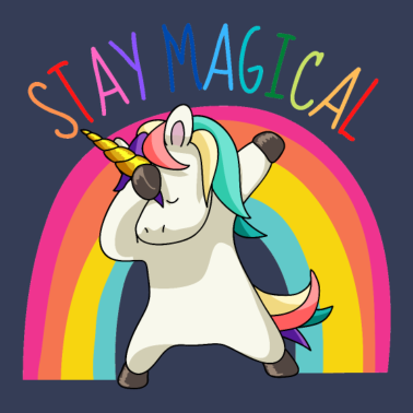 Motiv Bleib magisch Magisches Einhorn Unicorn Pegasus