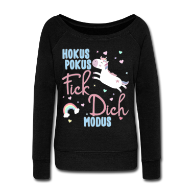 Einhörner Pullover - Hokus Pokus Fick Dich Modus Einhorn Spruch