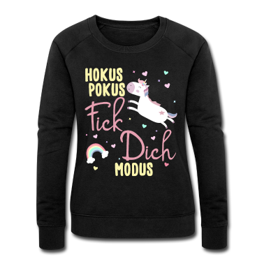 Einhörner Pullover - Hokus Pokus Fick Dich Modus Frauen Einhorn