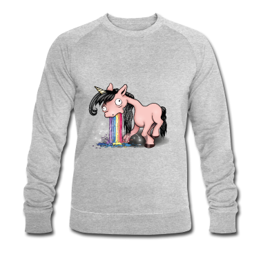 Einhörner Pullover - Kotzendes Einhorn Regenbogen