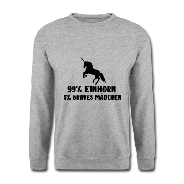 Einhörner Pullover - Einhorn braves Maedchen Einhörner Glitzer