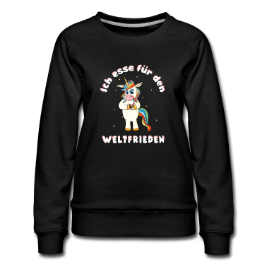 Einhörner Pullover - Einhorn Sprüche Unicorn Einhörner Food Geschenk