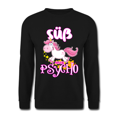 Einhörner Pullover - Suess aber psycho Einhorn