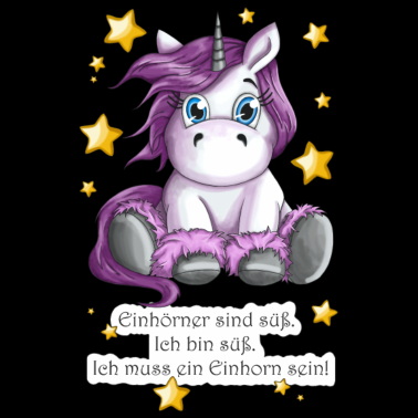 Motiv Ich bin ein süßes Einhorn Zuckersüßes Motiv