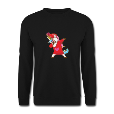 Einhörner Pullover - Einhorn Damen Geschenk dabbing Einhorn Regenbogen