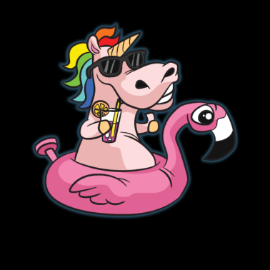 Motiv POOL PARTY Einhorn Flamingo