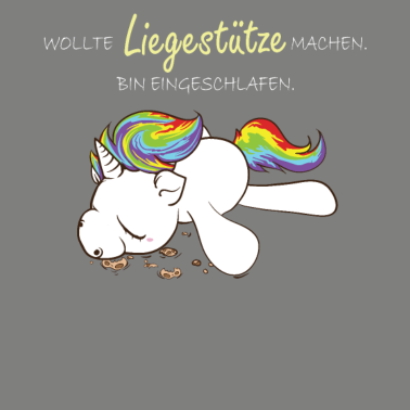 Motiv Wollte Liegestütze machen – bin eingeschlafen