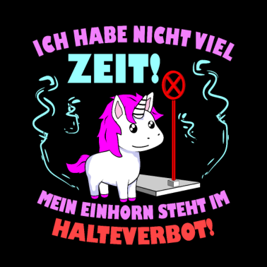 Motiv Einhorn Spruch