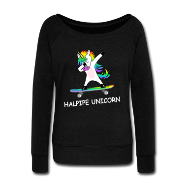 Einhörner Pullover - Halfpipe Unicorn Skating Rainbow Einhorn Skater