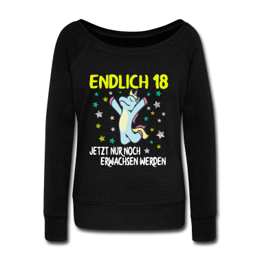 Einhörner Pullover - 18. Geburtstag Volljährig Einhorn Geschenk