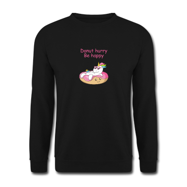 Einhörner Pullover - Einhorn Donut Idee Geburtstag Geschenk T-Shirt Fun