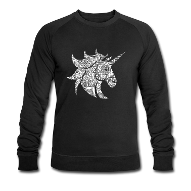 Einhörner Pullover - Einhorn Mandala Yoga Shirt
