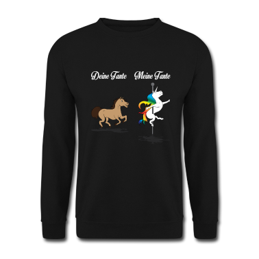 Einhörner Pullover - Deine Tante Meine Tante Pferd Einhorn Geschenk