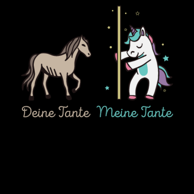 Motiv Deine Tante Pferd Meine Tante Einhorn Patentante G