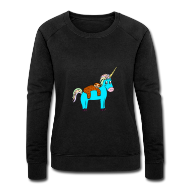 Einhörner Pullover - Einhorn und ein schlafendes Faultier