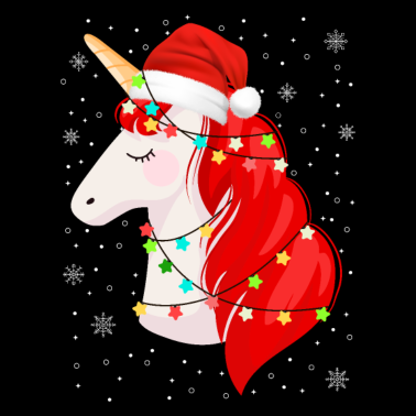 Motiv Weihnachts-Einhorn