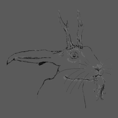 Motiv Wolpertinger fressen Einhörner