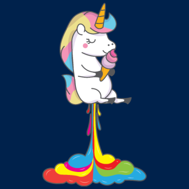 Motiv Einhorn Einhörner Pups