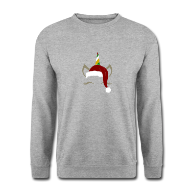 Einhörner Pullover - Weihnachten Einhorn als Weihnachtsmann Geschenk