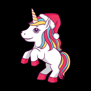 Motiv Weihnachten Einhorn Geschenkidee