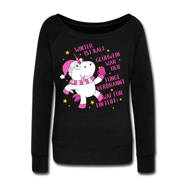 Einhörner Pullover - Glühweinhorn Glühwein Einhorn Zunge Heiß Scheiß