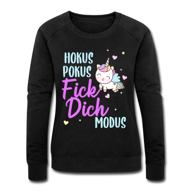 Einhörner Pullover - Hokus Pokus Fick Dich Modus Frauen Einhorn