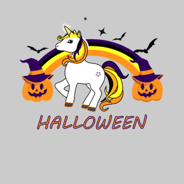 Motiv Halloween Einhorn