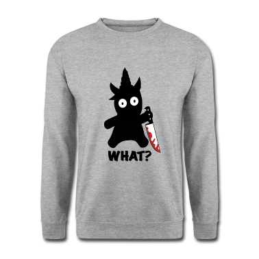 Einhörner Pullover - Unicorn what? Killer Psycho Mörder Einhorn Messer