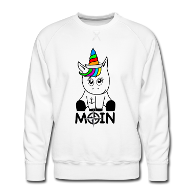 Einhörner Pullover - Süßes Einhorn Moin aus dem Norden/Norddeutschland