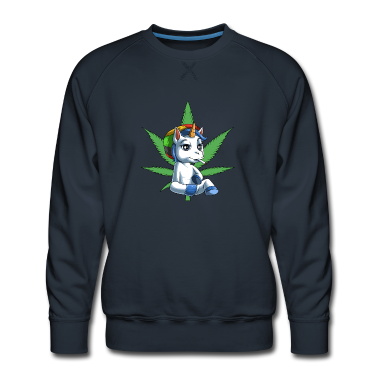 Einhörner Pullover - Unicorn Smoker - Kiffer Einhorn