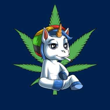 Motiv Unicorn Smoker - Kiffer Einhorn