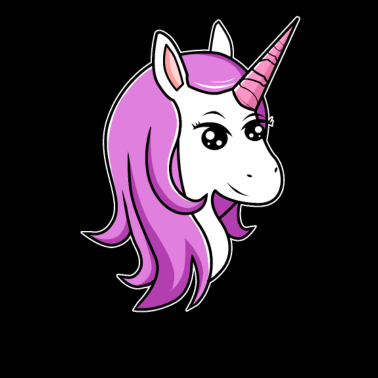 Motiv Einhorn Kopf Einhorn Fan