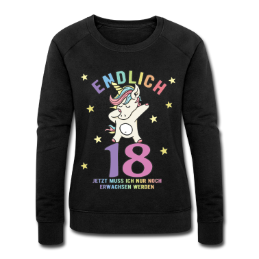 Einhörner Pullover - 18 Geburtstag Geschenk Einhorn Dabbing Mädchen