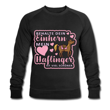 Einhörner Pullover - Haflinger Pferd Pfederspruch Mädchen Einhorn