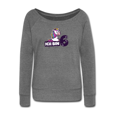 Einhörner Pullover - Mädchen Ich bin 6 Einhorn 6. Geburtstag