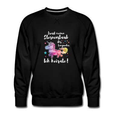 Einhörner Pullover - JGA Einhorn Junggesellenabschied Braut Hochzeit