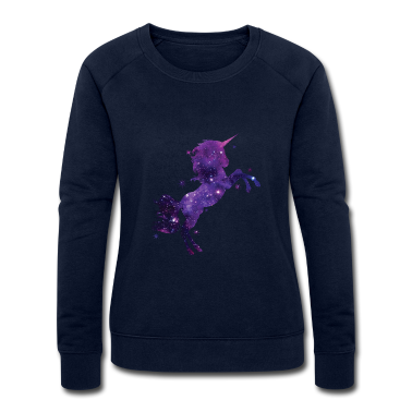 Einhörner Pullover - Einhorn Glitzer Universum