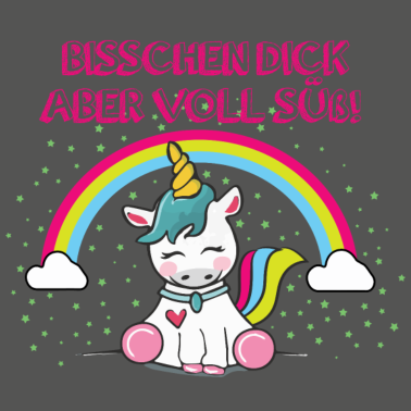 Motiv Einhorn Shirt · Bisschen Dick · Trend Geschenk