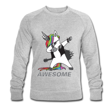 Einhörner Pullover - Dabbing Einhorn Rocker Geschenkidee