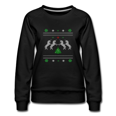Einhörner Pullover - Frohe Weihnachten Einhorn Christmas Sweater