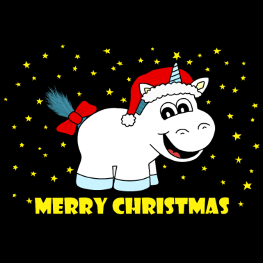Motiv Merry Christmas - Einhorn Weihnachten