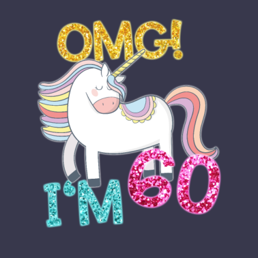 Motiv 60 Jahre Einhorn 60. Geburtstag Freundin Geschenk