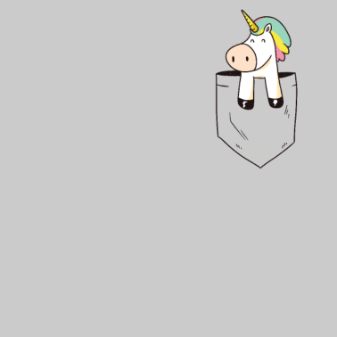 Motiv Einhorn Einhörner Tasche